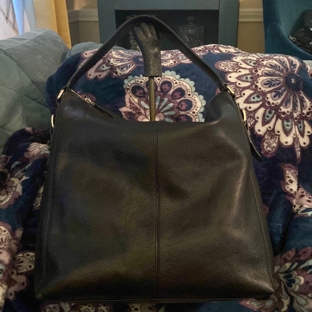 Beautiful leather hobo bag